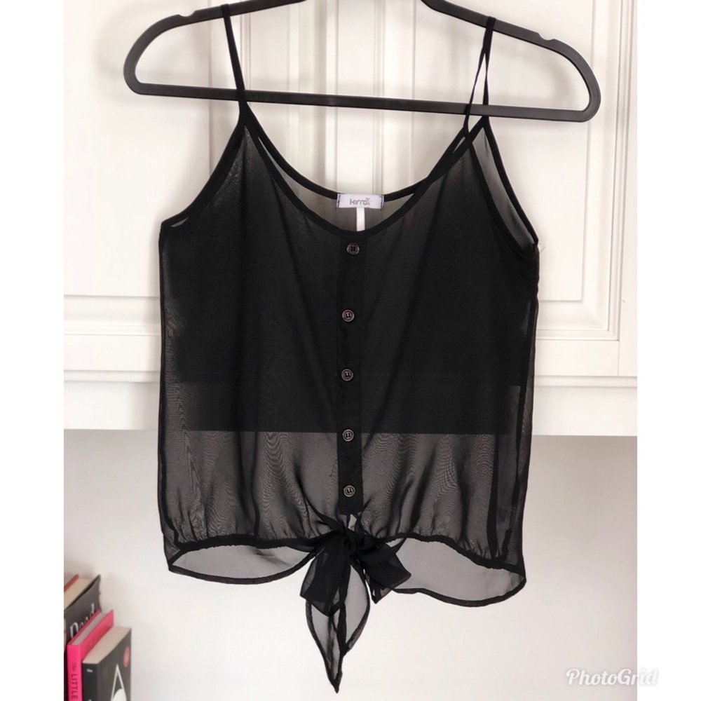 Black See-Thru Tank